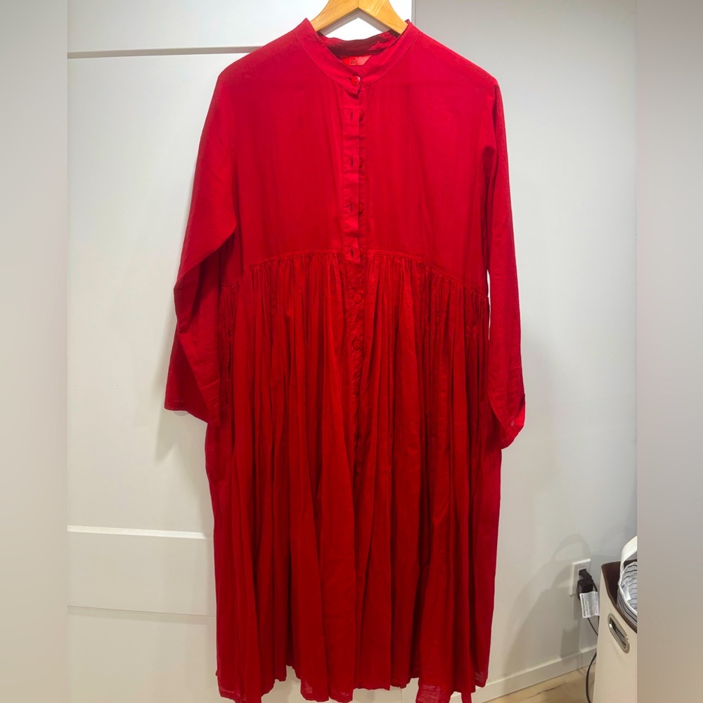 Japanese Brand- Red House Dress 100% cotton